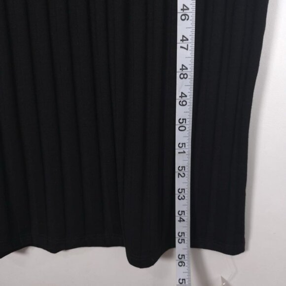 NWT Reformation Women's MEDIUM Lani Knit Maxi Dress Black USA MADE Button Front - Picture 8 of 12